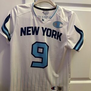 New York Atlas Baptiste #9 Lacrosse Jersey